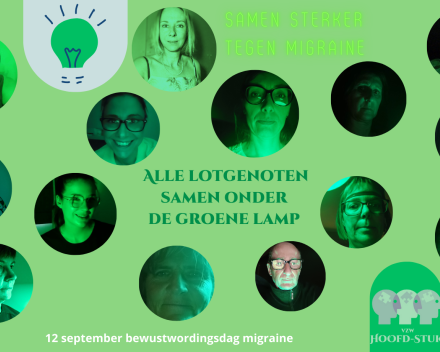 Onze "Groen licht voor openheid rond migraine" campagne op social media