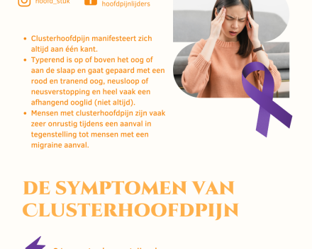 clusterhoofdpijn bewustzijnsdag