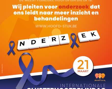 21 Maart Clusterhoofdpijn bewustwordingsdag