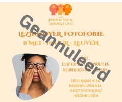 Lezing over fotofobie- Leuven- 8 mei 2025
